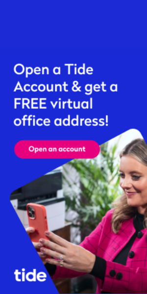 Open Tide Account and get a free virtual office address